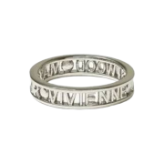 (W) Vivienne Westwood Westminster Ring 925 Rhodium
