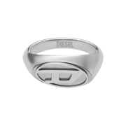 Diesel Dx1475 Stainless Steel Signet Ring Silver