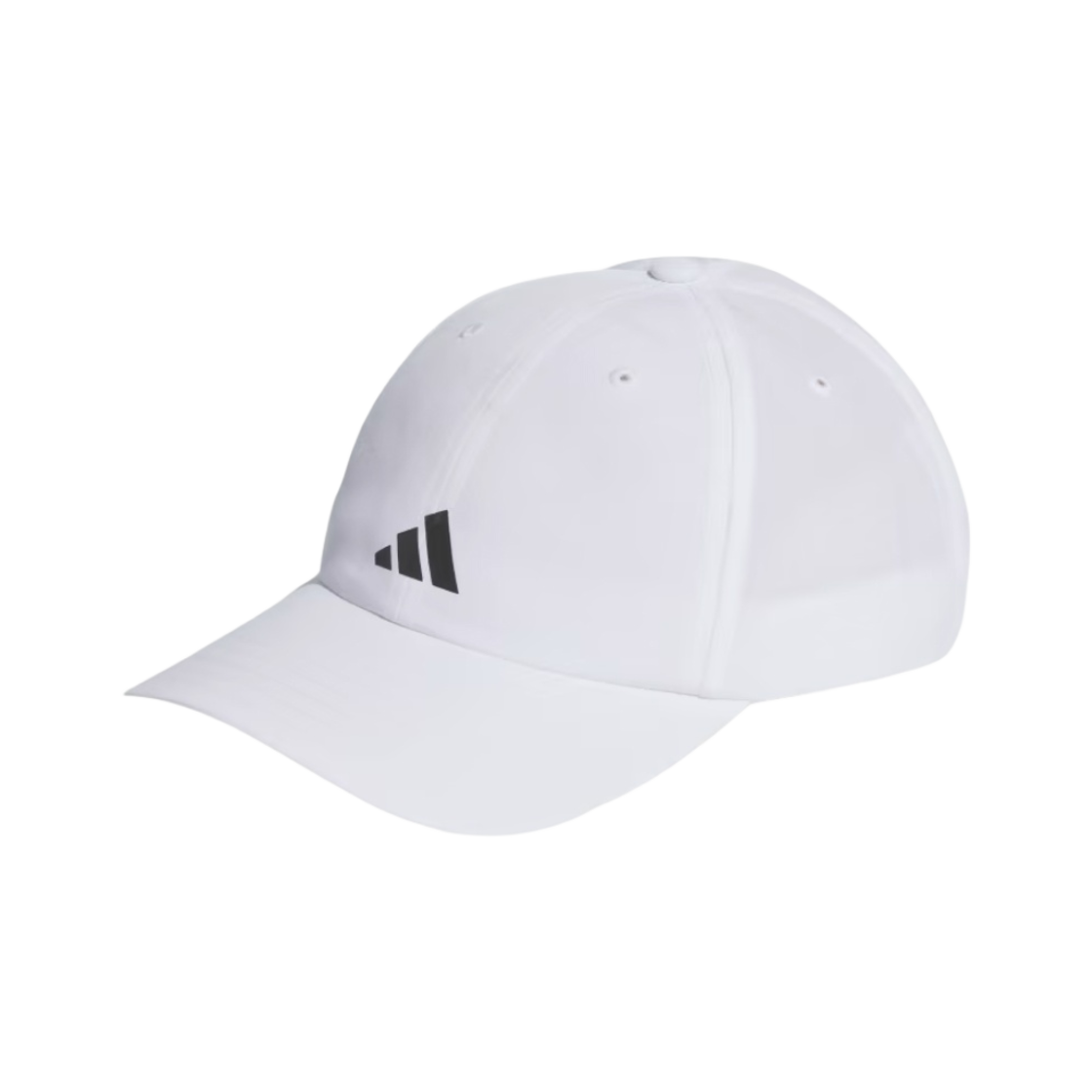 IC2069 Adidas Running Essential Aeroready 6 Panel Baseball Cap White Matte Silver