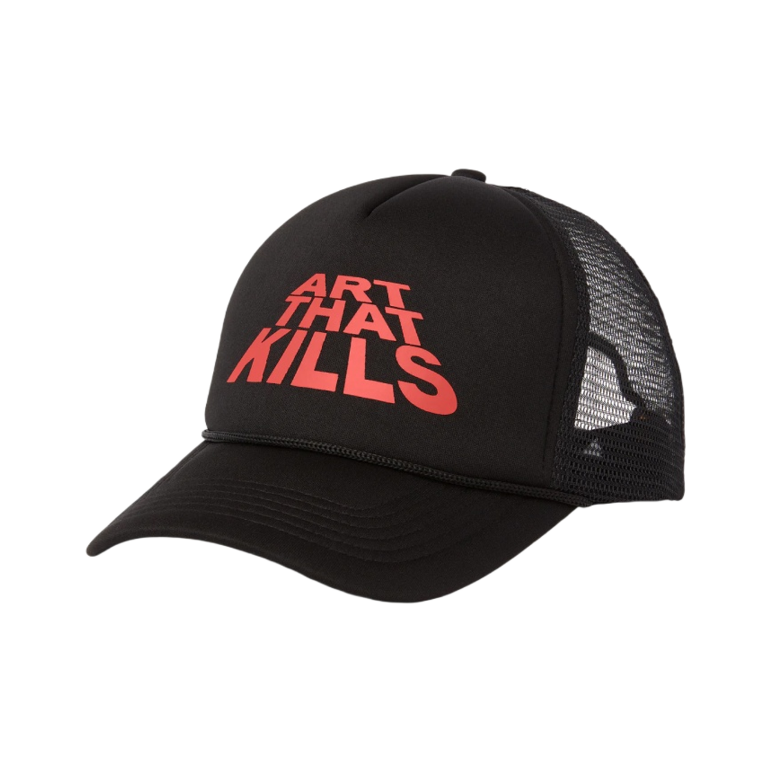 갤러리 디파트먼트 ATK 스택 로고 트러커 캡 블랙(Gallery Dept. ATK Stack Logo Trucker Cap Black)