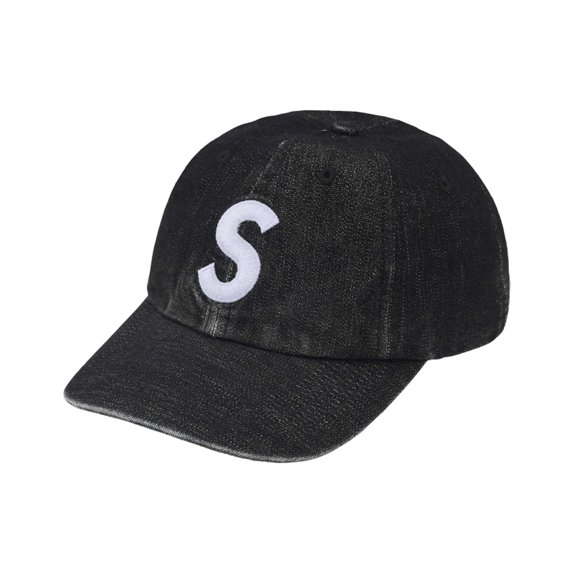 슈프림 코듀라 데님 S 로고 6-패널 블랙 - 25SS(Supreme Cordura Denim S Logo 6-Panel Black - 25SS)