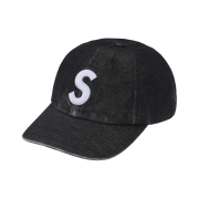Supreme Cordura Denim S Logo 6-Panel Black - 25SS