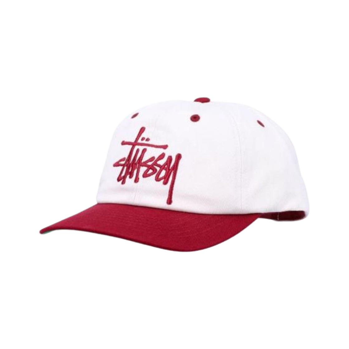 1311144 Stussy Low Profile Big Basic Snapback Natural Wine