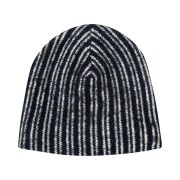 Thevinylhouse Striped Beanie Black