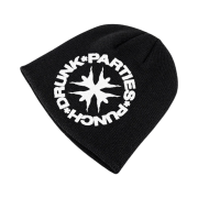 Punch Drunk Parties Gyeolsoc Silicone Print Beanie Black