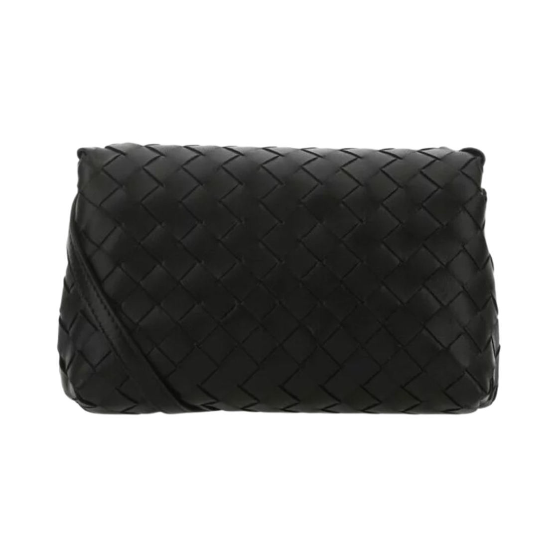 609231VCPP18803 Bottega Veneta Intrecciato Weave Shoulder Bag Black
