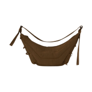 Lemaire Small Soft Game Bag Nylon Canvas Kobicha Brown