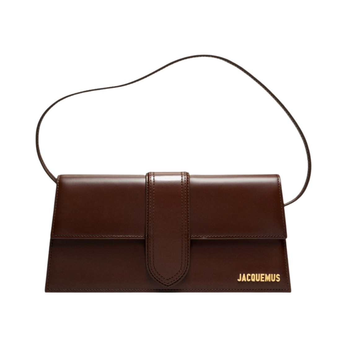 자크뮈스 르 밤비노 롱 플랩 백 브라운(Jacquemus Le Bambino Long Flap Bag Brown) - 1