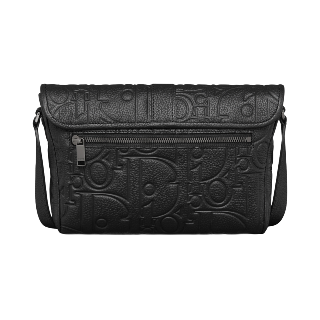 디올 미디움 디올 데일리 메신저 백 플랩 디올 그래비티 레더 앤 그레인드 카프스킨 블랙 블랙(Dior Medium Dior Daily Messenger Bag with Flap Dior Gravity Leather and Grained Calfskin Black Black) - 3