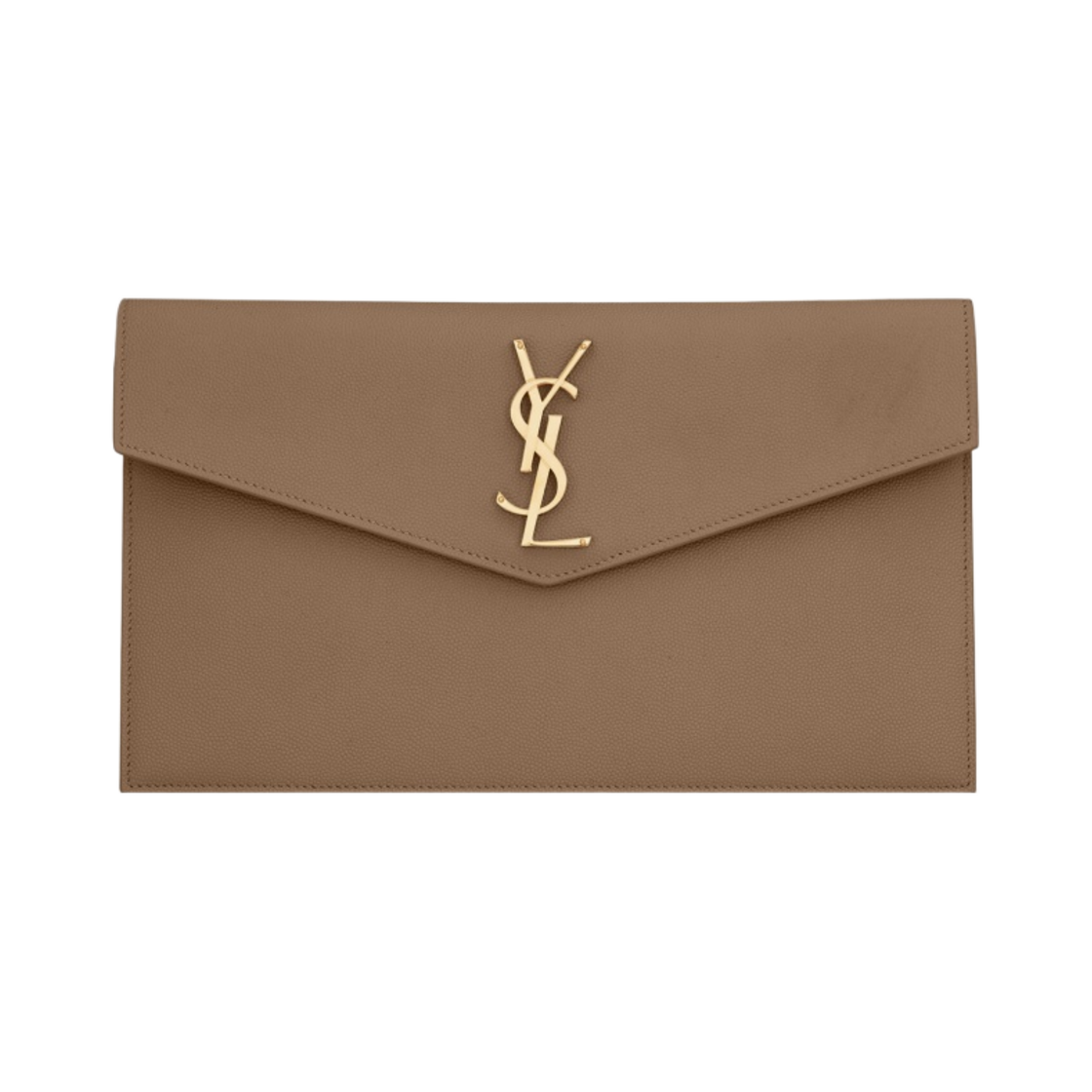 생로랑 그랑 드 뿌드르 엠보스 레더 업타운 파우치 토프(Saint Laurent Uptown Pouch in Grain de Poudre Embossed Leather Taupe) - 1