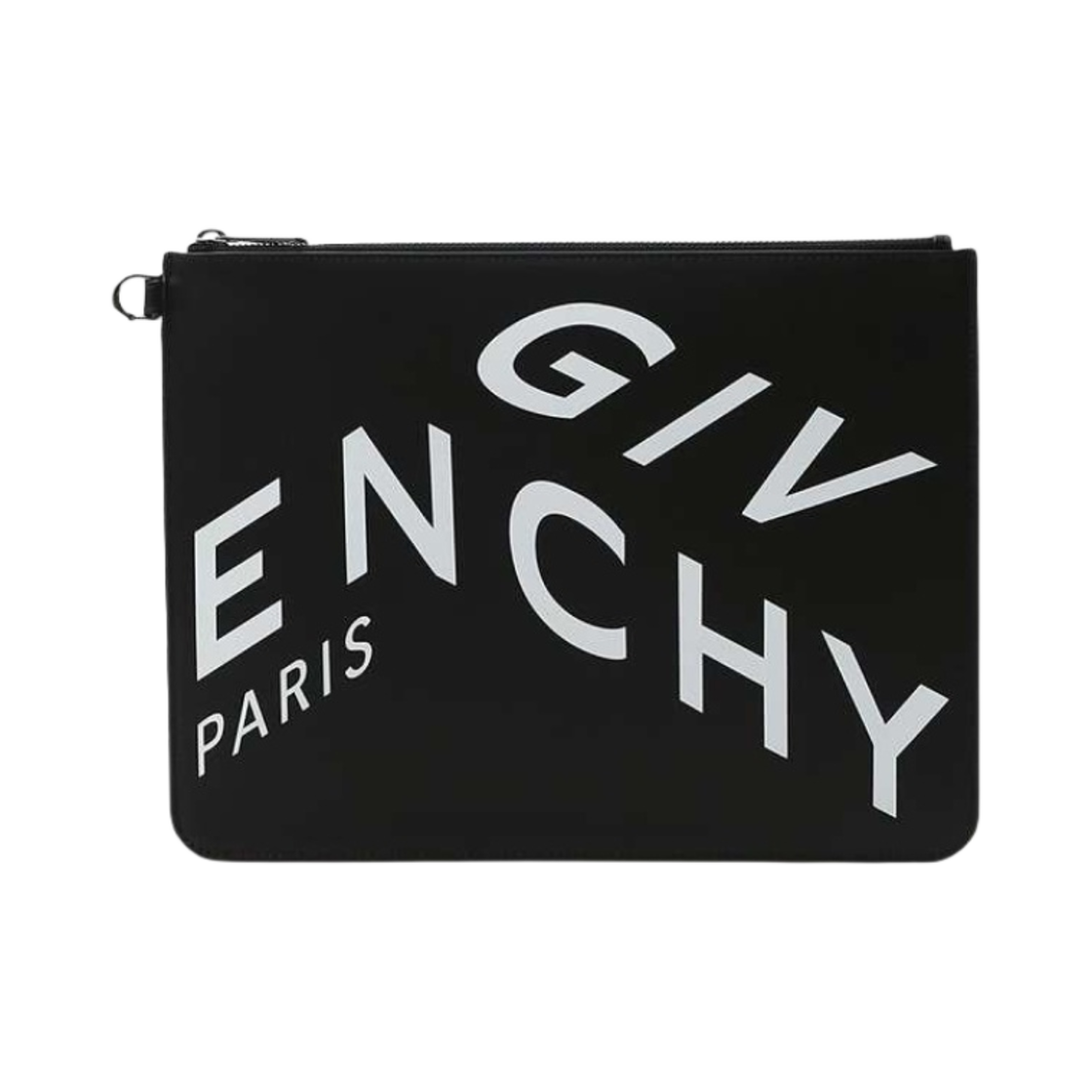 지방시 리프랙티드 로고 레더 파우치 블랙(Givenchy Refracted Logo Leather Pouch Black) - 1