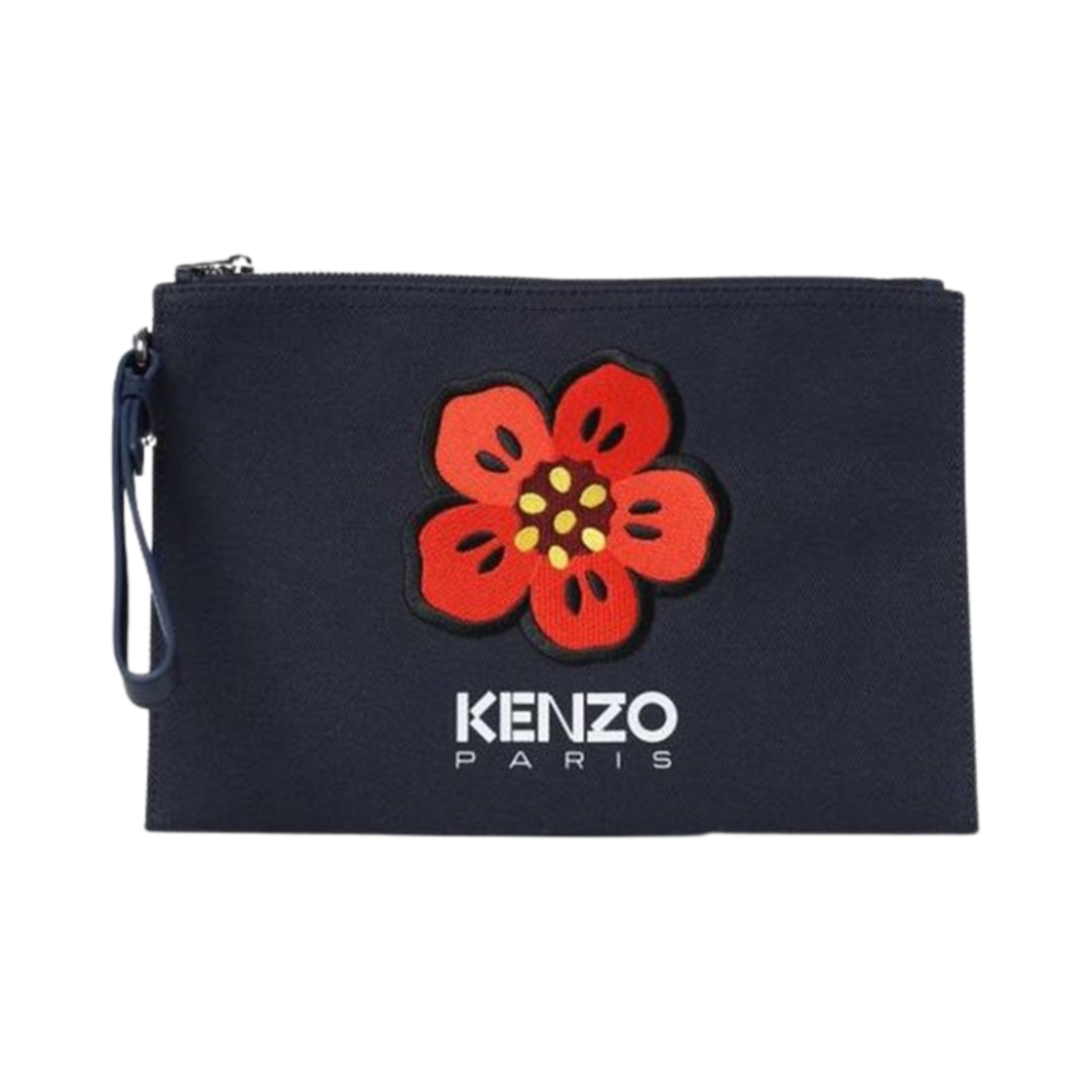 FD65PM902F34-76 Kenzo Boke Flower Clutch Navy Blue