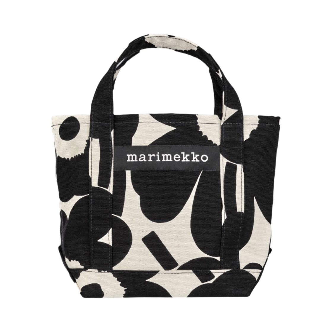 091649-192 Marimekko Seidi Pieni Unikko Bag Black Off White