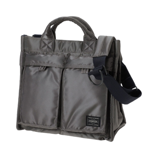 Porter PX Tanker 2way Vertical Tote Bag S Silver Gray