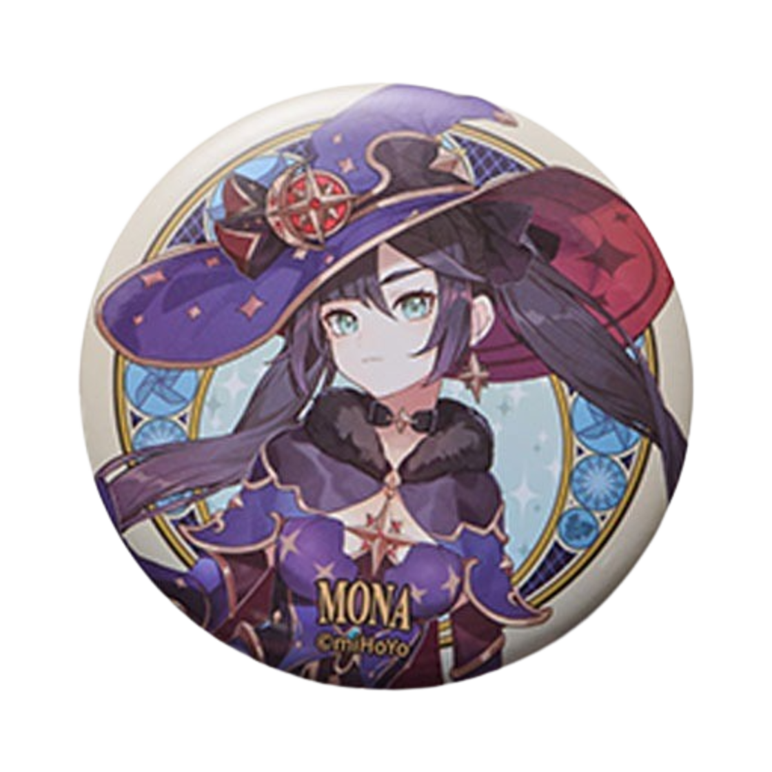 6975628240531 Genshin Badge Mondstadt Theme Mona