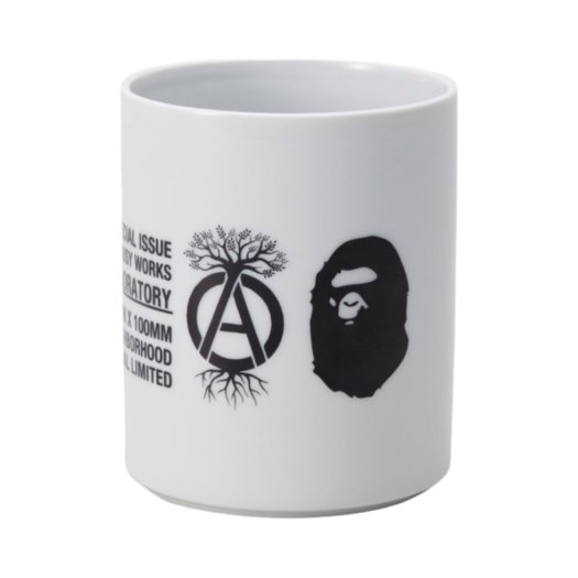 2220614N-AC01S BAPE x Neighborhood Plant Pot White