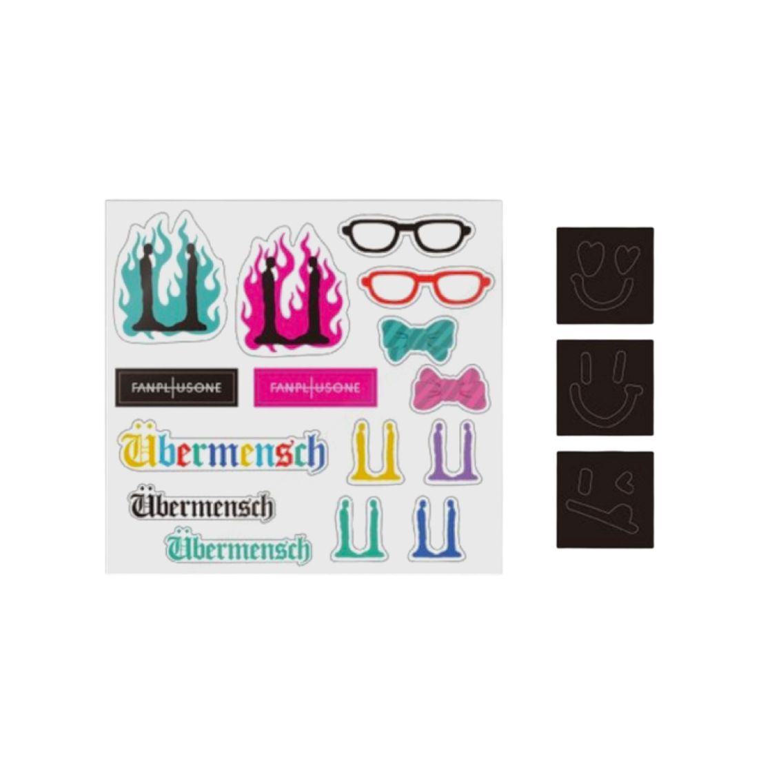 지드래곤 위버멘쉬 라이트 스틱 데코 스티커 세트(G-DRAGON Ubermensch Light Stick Deco Sticker Set)
