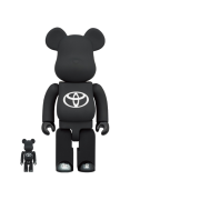 Bearbrick x Toyota Drive Your Teenage Dreams 100% & 400% Set Black