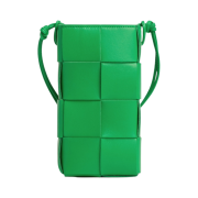 Bottega Veneta Mini Cassette Crossbody Bag Parakeet