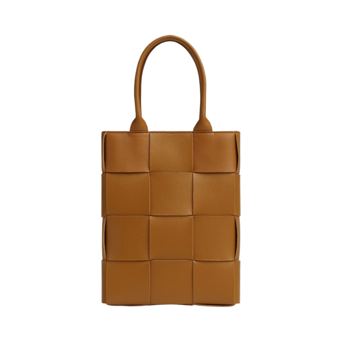 보테가 베네타 미니 레더 카세트 토트백 카멜(Bottega Veneta Mini Leather Cassette Tote Bag Camel) - 1