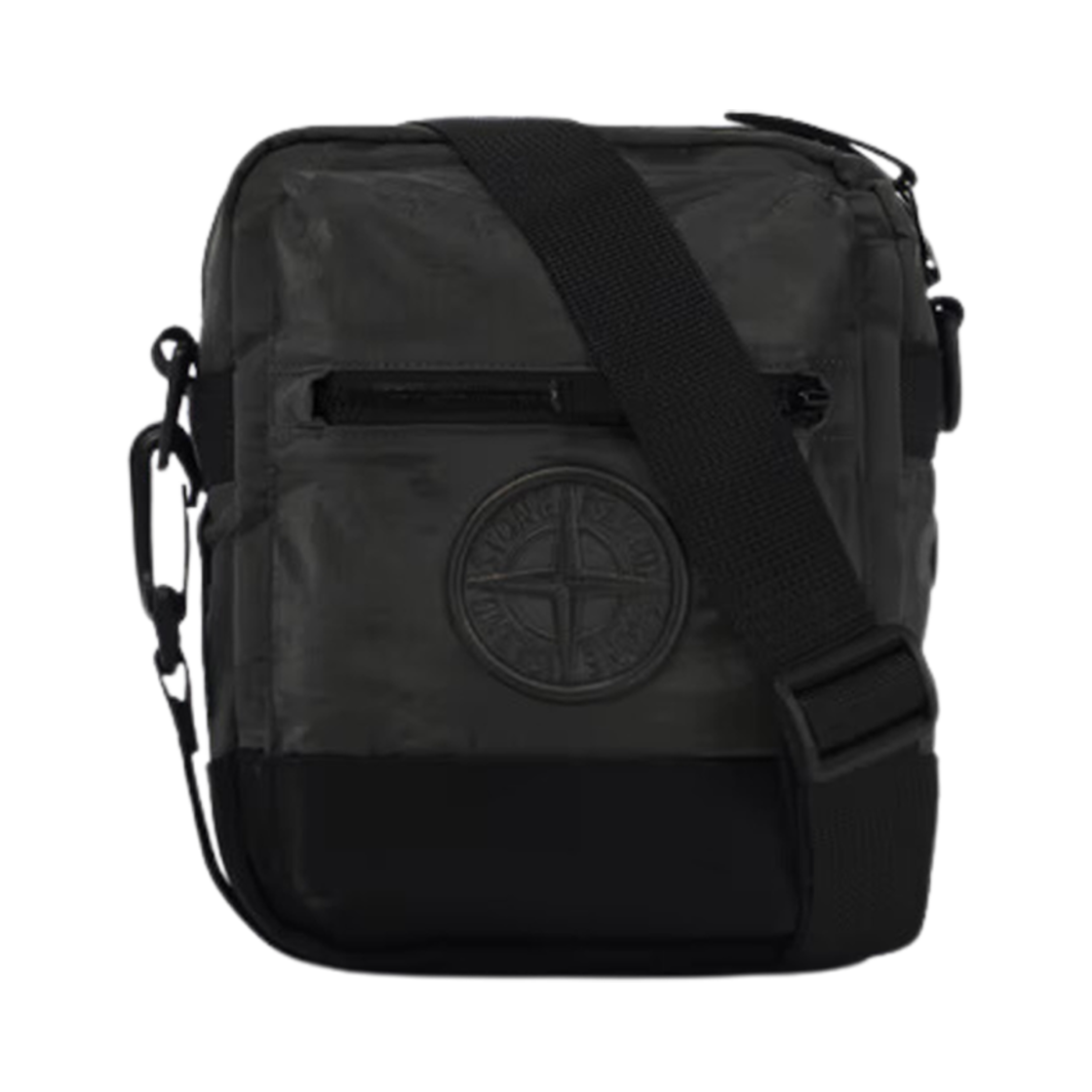 811590876-V0029 Stone Island 90876 Nylon Metal in Econyl Pouch Bag Black - 24FW