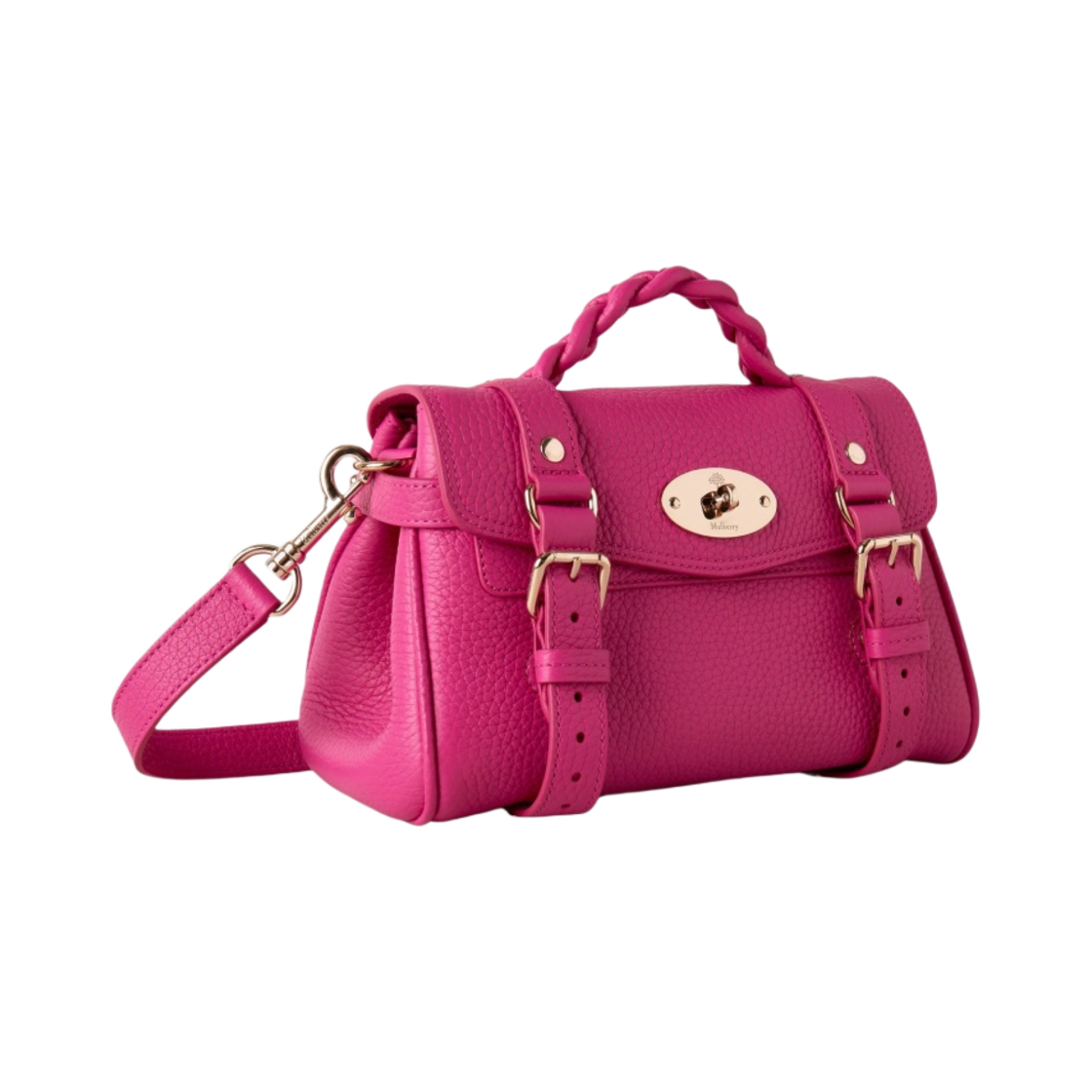멀버리 헤비 그레인 미니 알렉사 멀버리 핑크(Mulberry Heavy Grain Mini Alexa Mulberry Pink) - 2