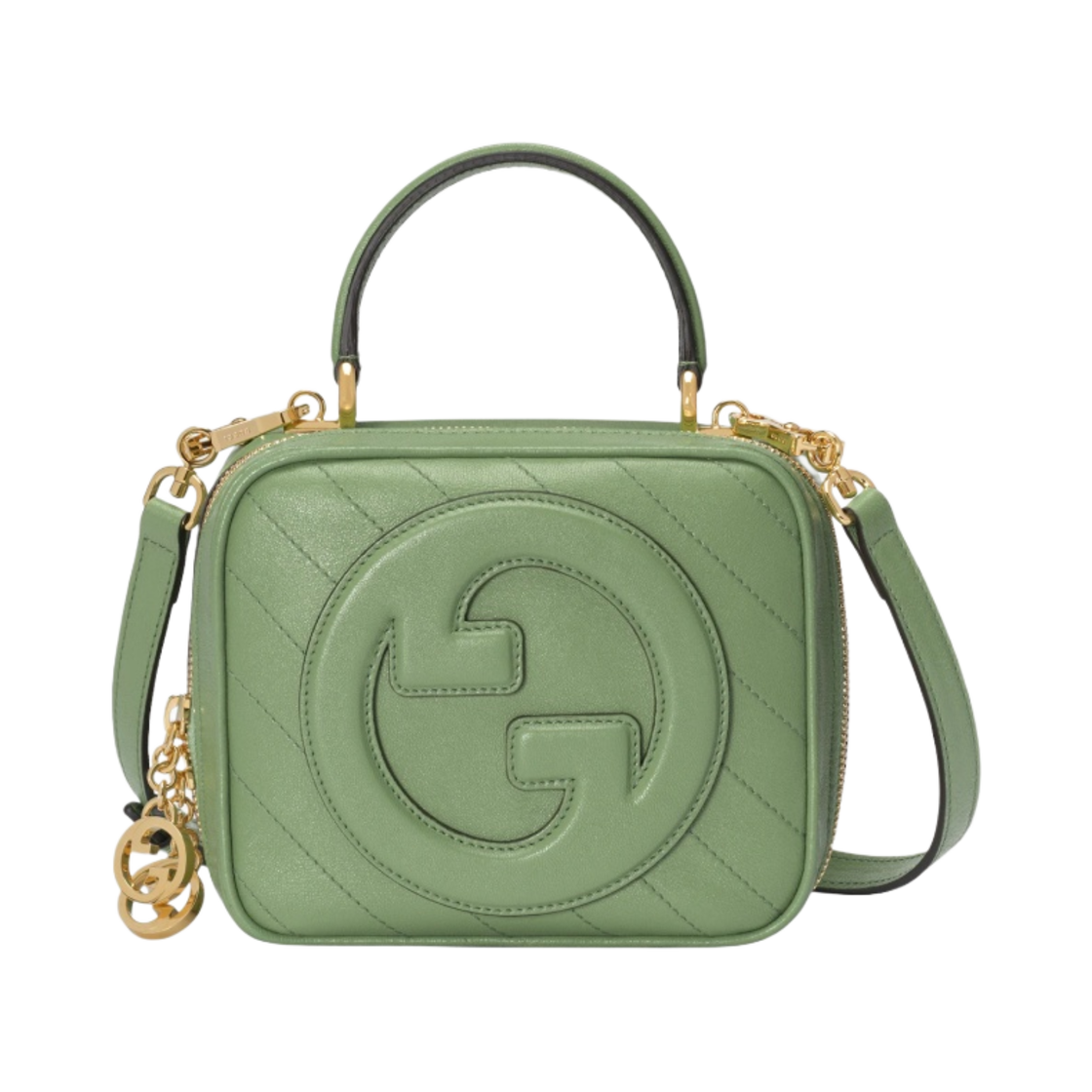 구찌 블론디 탑 핸들 백 라이트 그린 레더(Gucci Blondie Top Handle Bag Light Green Leather) - 1