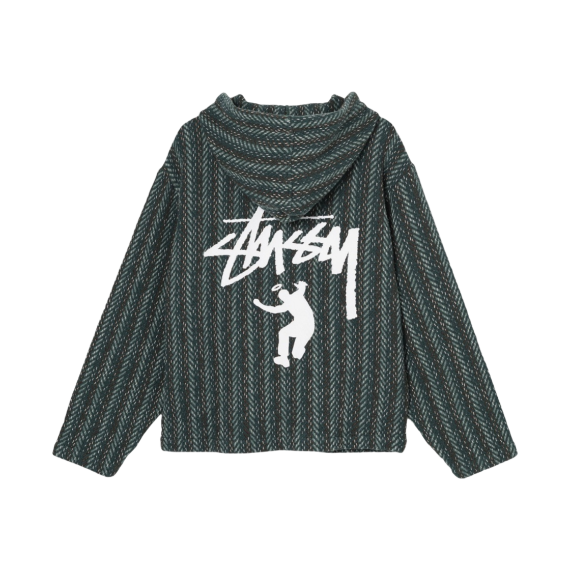 스투시 x 유니온 집업 판초 포레스트