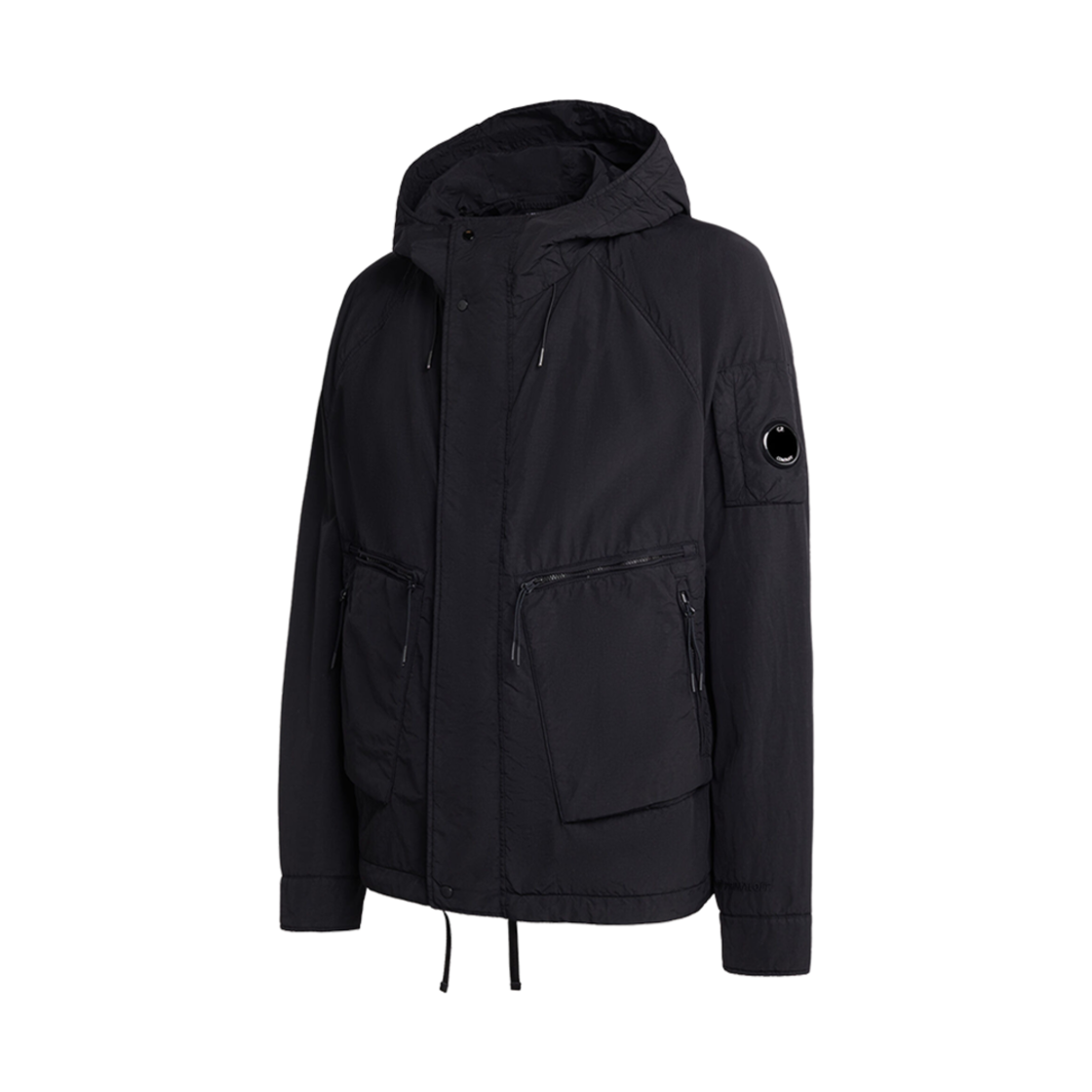 C.P. 컴퍼니 플랫 나일론 후드 자켓 블랙 - 23FW(C.P. Company Flatt Nylon Hooded Jacket Black - 23FW) - 2