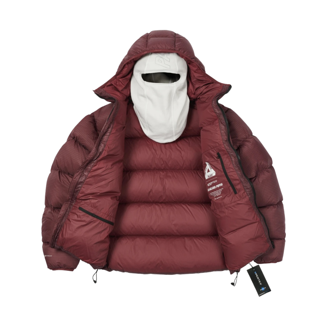 팔라스 퍼텍스 발라클라바 푸파 버건디 - 21FW(Palace Pertex Balaclava Puffa Burgundy - 21FW) - 3