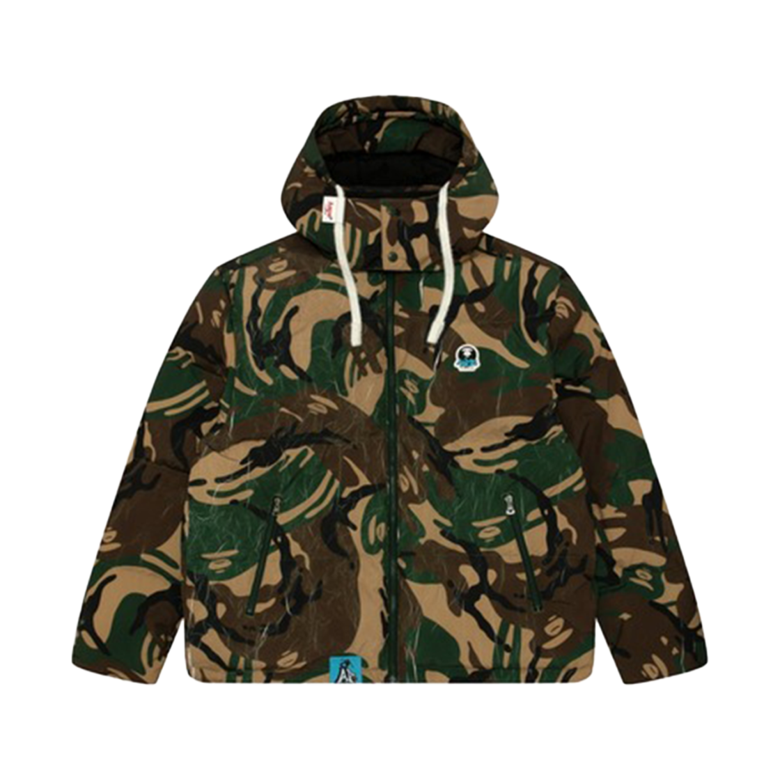 에이프 29.5인치 메인 다운 자켓 그린 옐로우 - 24FW(AAPE 29.5" Main Down Jacket Green Yellow - 24FW)
