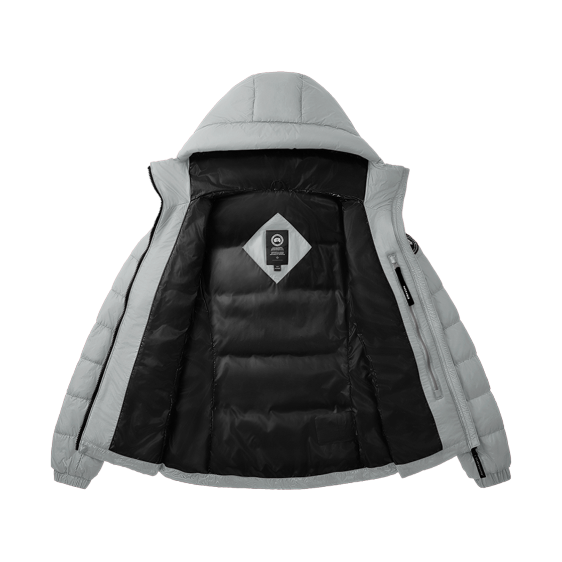 (W) 캐나다 구스 애보트 후디 블랙 라벨 문스톤 그레이((W) Canada Goose Abbott Hoody Black Label Moonstone Grey) - 2