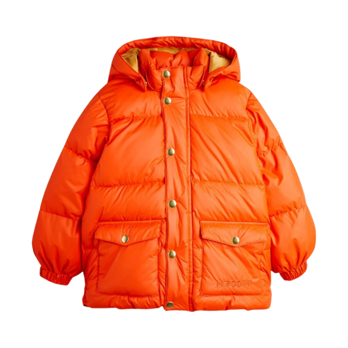 (키즈) 미니 로디니 헤비 푸퍼 자켓 레드((Kids) Mini Rodini Heavy Puffer Jacket Red)