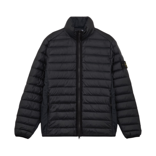 Stone Island 4100429 Loom Woven Chambers Nylon Down-TC Jacket with Anti-Drop Navy Blue - 25SS