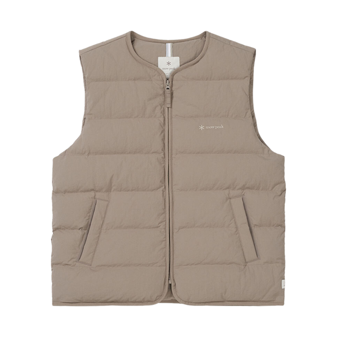 S24WMGDV60CA Snow Peak Land Lightweight Down Vest Cocoa