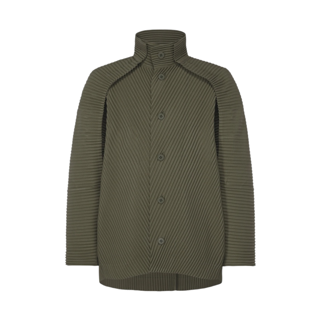옴므 플리세 이세이 미야케 MC 줄라이 자켓 에보니 카키(Homme Plisse Issey Miyake MC July Jacket Ebony Khaki) - 1