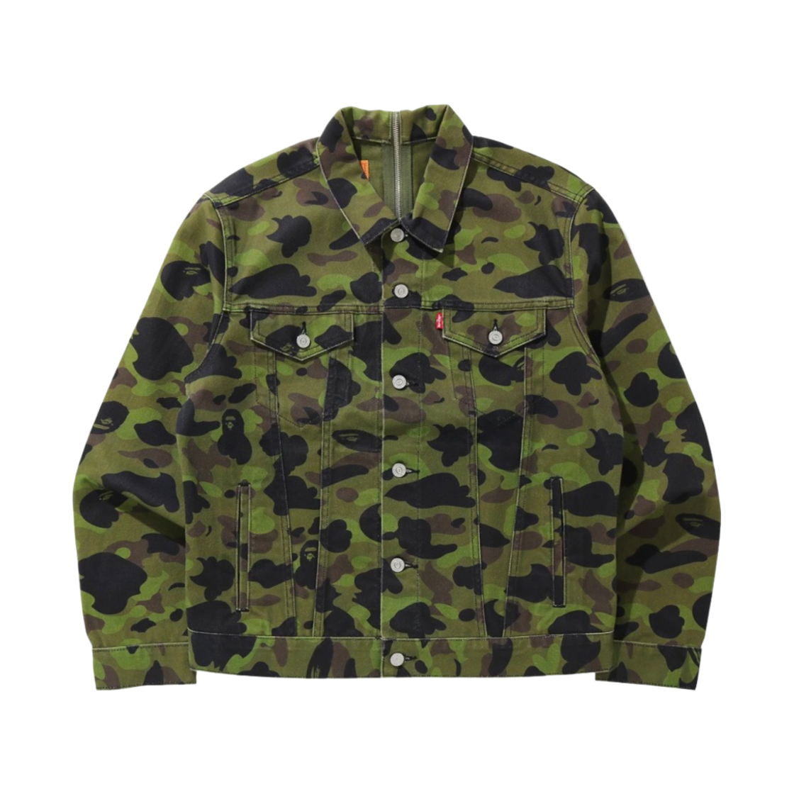 베이프 x 리바이스 카모 트러커그린 - 미국 한정