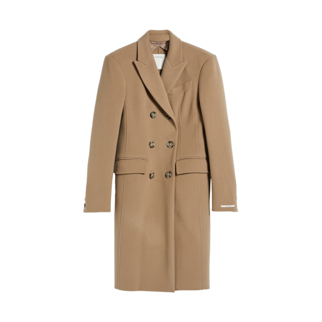 MORGANA-093 (W) Max Mara Morgana Virgin Wool Coat Beige