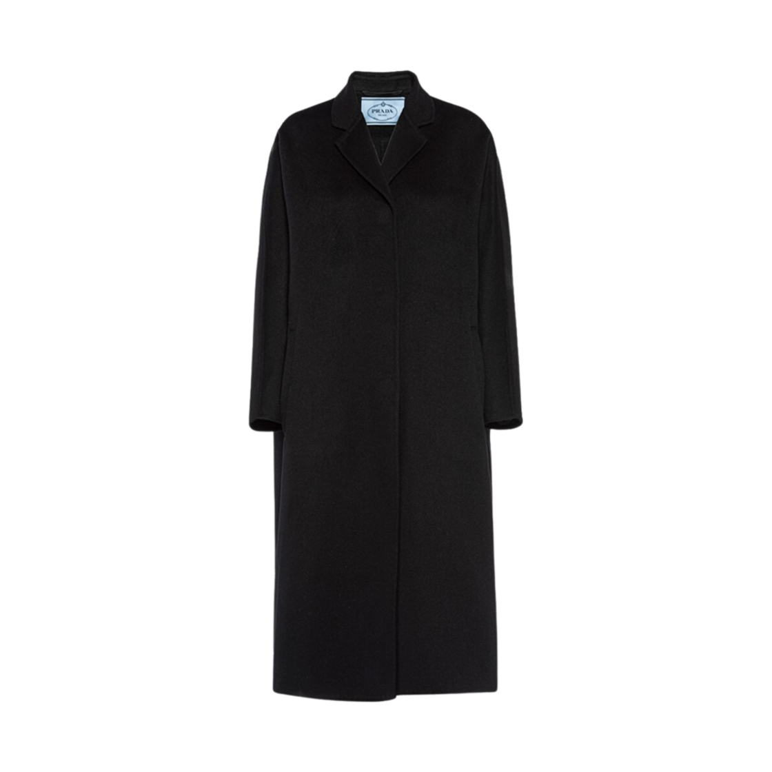 P692NL-1CRU-F0002 (W) Prada Single Breasted Coat Black