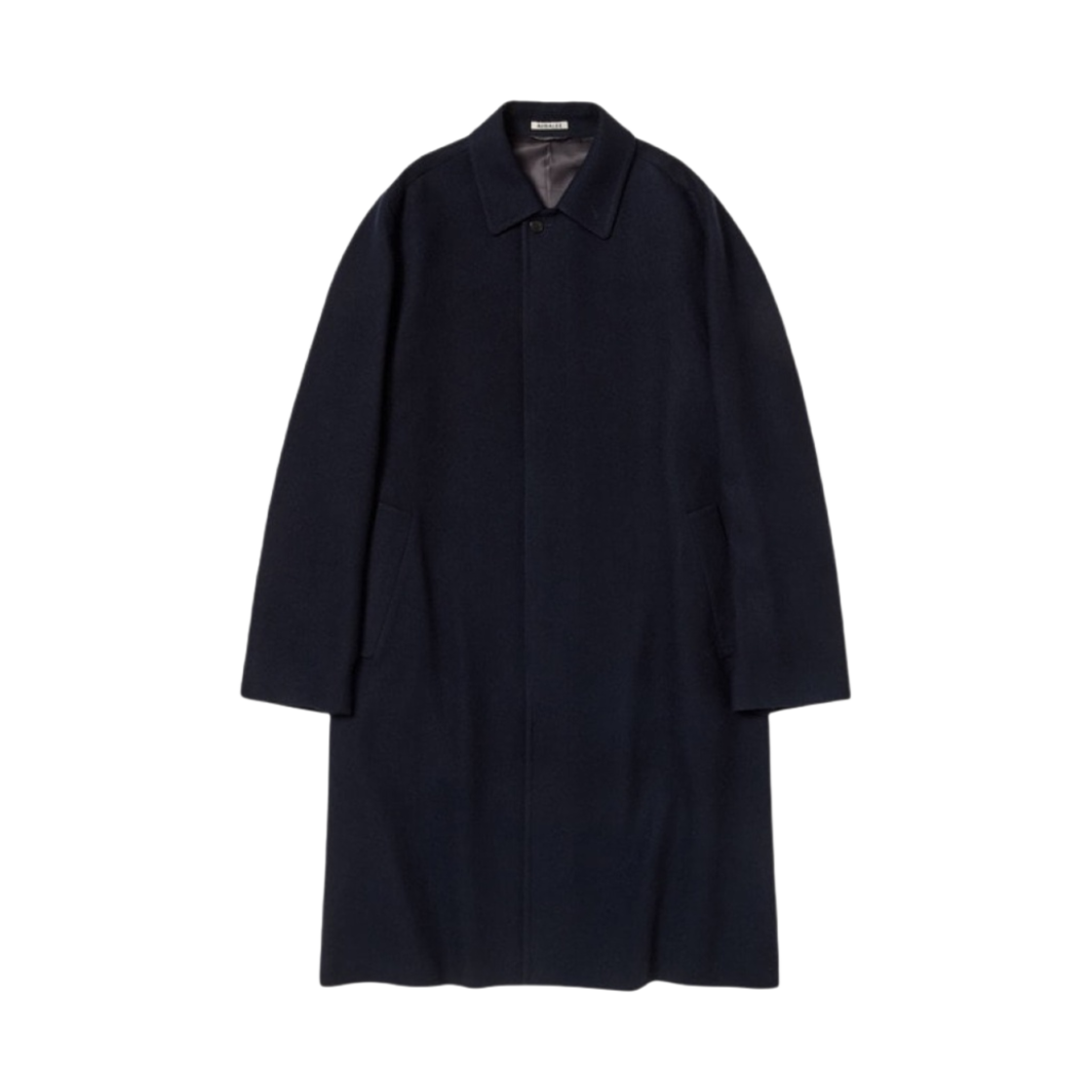오라리 캐시미어 플란넬 코트 다크 네이비 - 23AW(Auralee Cashmere Flannel Coat Dark Navy - 23AW) - 1