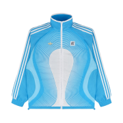 Adidas x NTS Radio Allover Print SST Track Top Sky Rush - KR Sizing