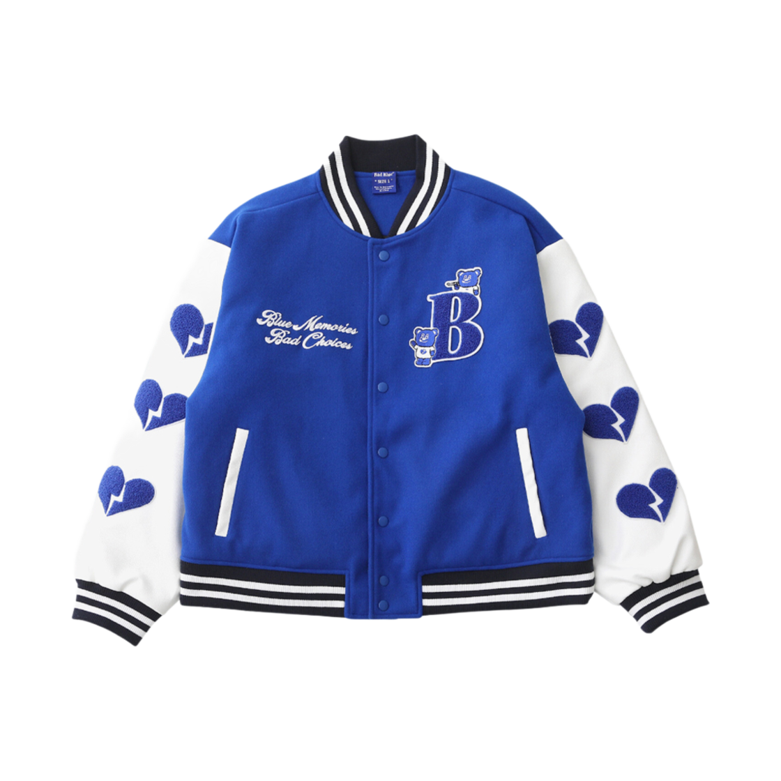 3498651 BadBlue Badbear Varsity Jacket