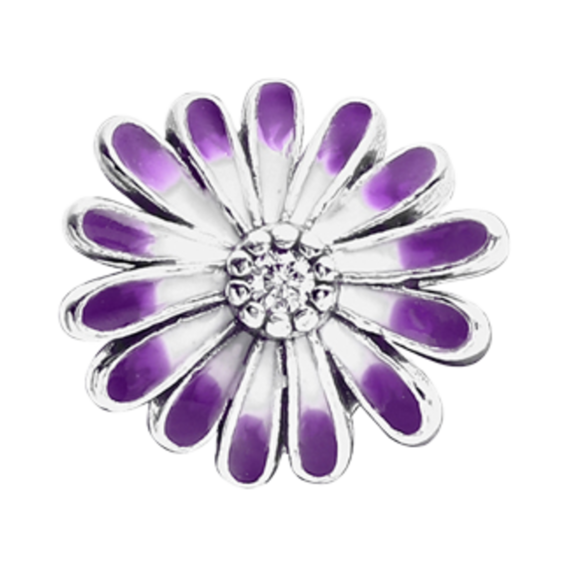 (W) 판도라 데이지 참 스털링 실버 퍼플((W) Pandora Daisy Charm Sterling Silver Purple) - 1