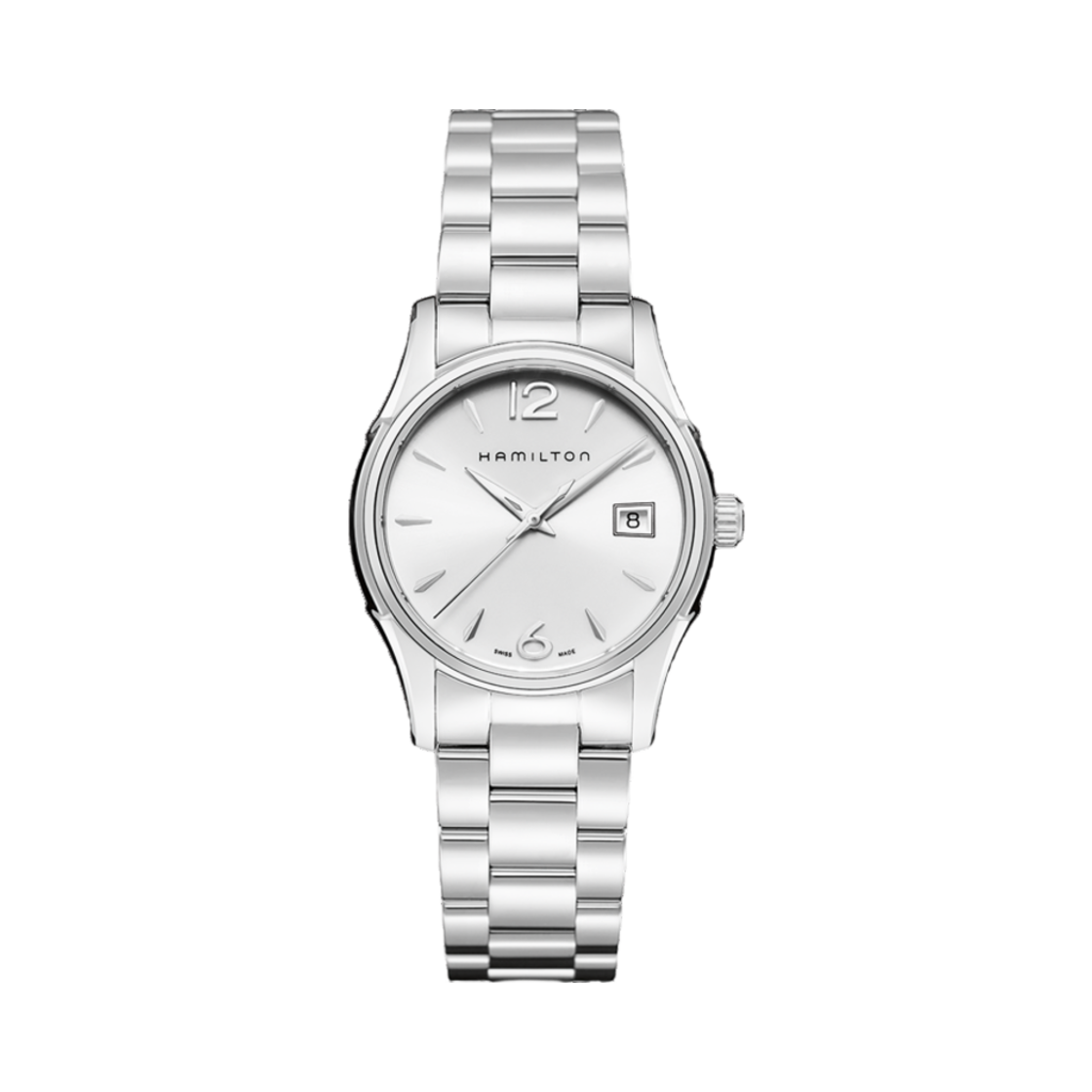 (W) 해밀턴 재즈마스터 레이디 쿼츠 34mm 스테인리스 스틸 실버((W) Hamilton Jazzmaster Lady Quartz 34mm Stainless Steel Silver) - 1