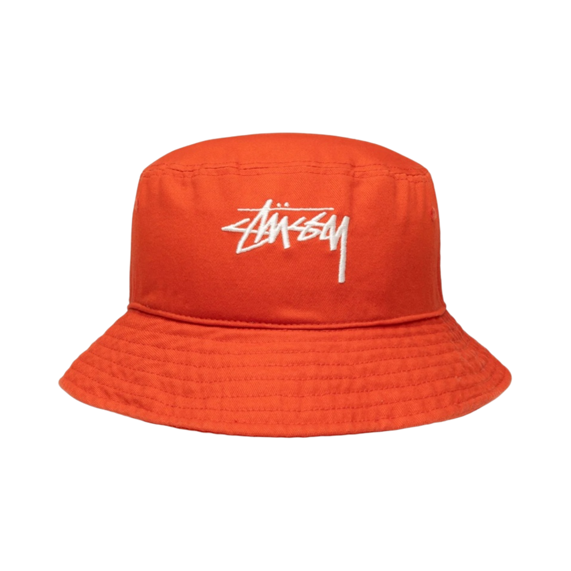 스투시 빅 스탁 버킷햇 블러드 오렌지(Stussy Big Stock Bucket Hat Blood Orange) - 1