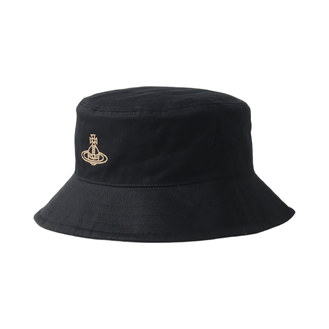 (W) 비비안 웨스트우드 런던 버킷햇 블랙((W) Vivienne Westwood London Bucket Hat Black) - 2