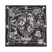 Kapital Fastcolor Selvedge Bandana Yobai Black