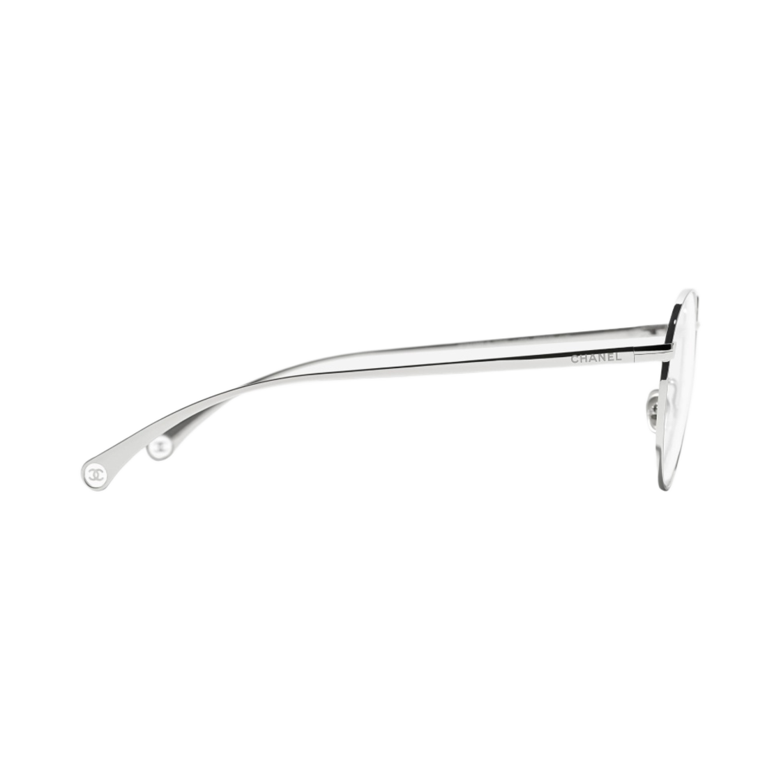 샤넬 프레임 메탈 & 실버(Chanel Oval Eyeglasses Metal & Silver) - 3
