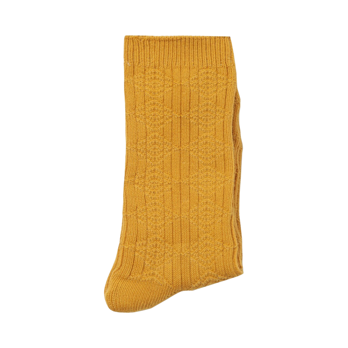 CALAX24521YEX Customellow Nep Yarn Pattern Socks Yellow - 대표 이미지 #1