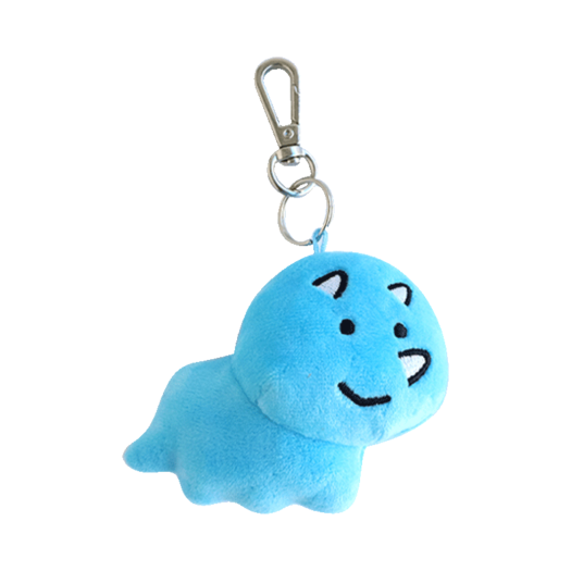 2667-100 Many a Little Ggom Jirak Dino Key Ring Mascott Tricera